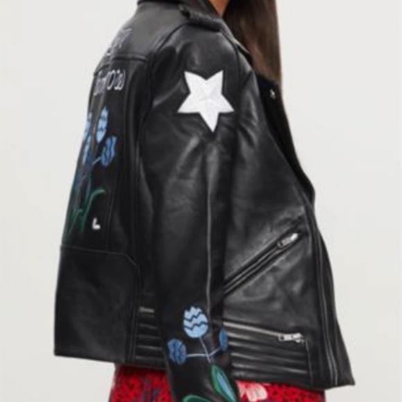 Make Dream Tomorrow Leather Jacket